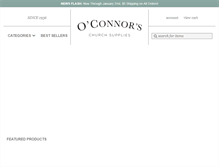 Tablet Screenshot of oconnorscatholicsupply.com